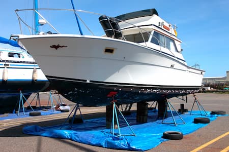 Exterior Boat Damage From Neglect