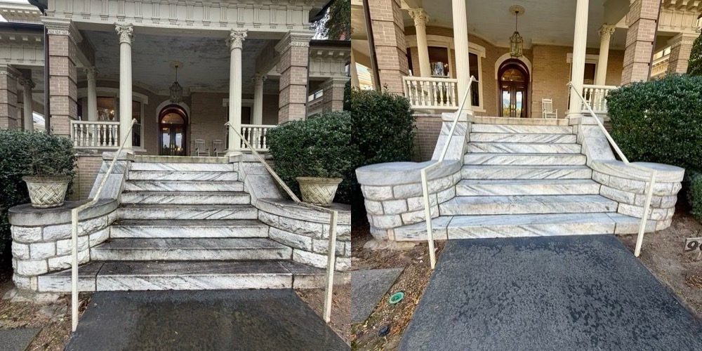 Top Quality Marble Porch Cleaning in Macon GA 