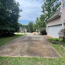 Driveway washing